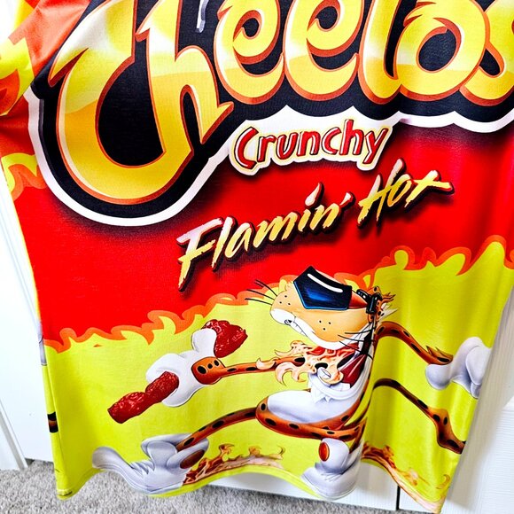 Cheetos Flamin Hot Logo, Chester Cheetah Graphic Tee, Large Shirt - Picture 3 of 4